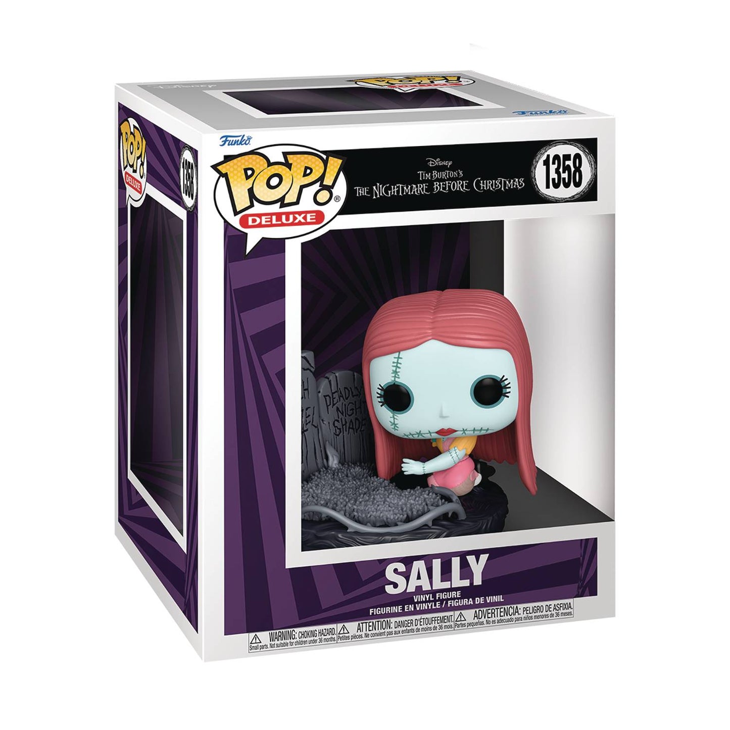 Pop Deluxe Disney Nightmare Before Chirstmas 30th Anniversary Sally with Gravestone Vinyl Figure