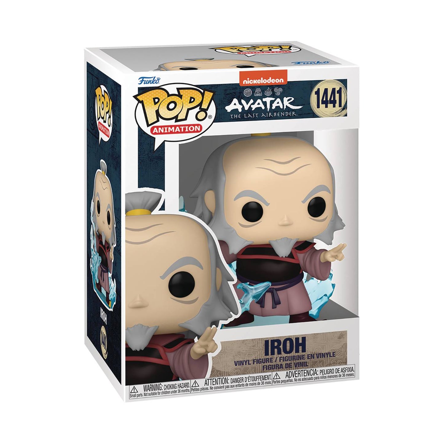 Pop Animation Avatar The Last Airbender Iroh with Lightning Vinyl Figure