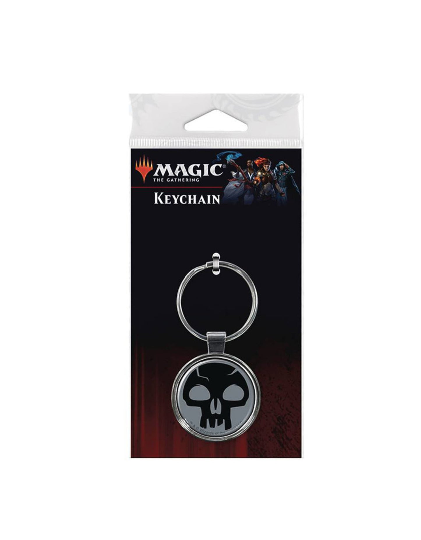 Magic The Gathering Black Mana Symbol Keychain