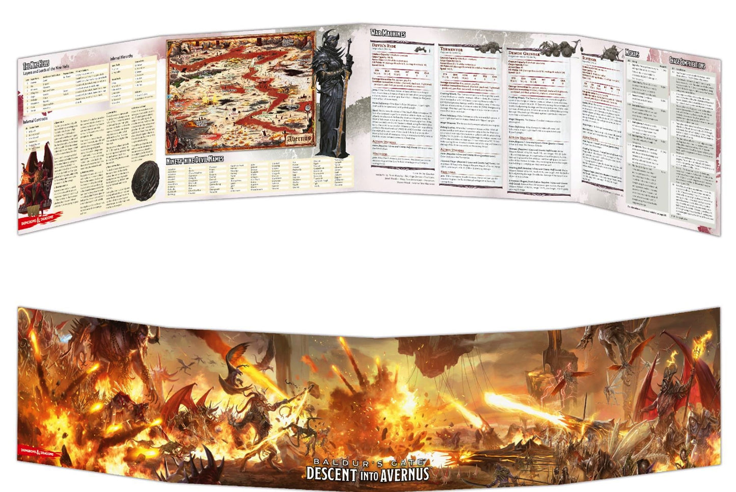 D&D Baldur's Gate Descent Into Avernus Dungeon Master's Screen