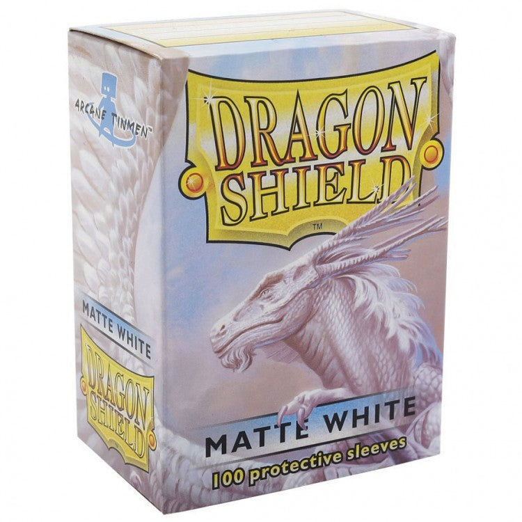 Dragon Shield Sleeves Matte White 100ct