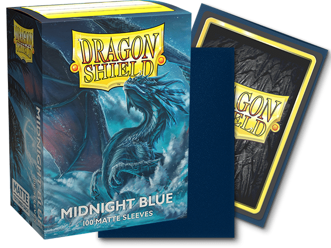 Dragon Shield Sleeves Matte Midnight Blue 100ct
