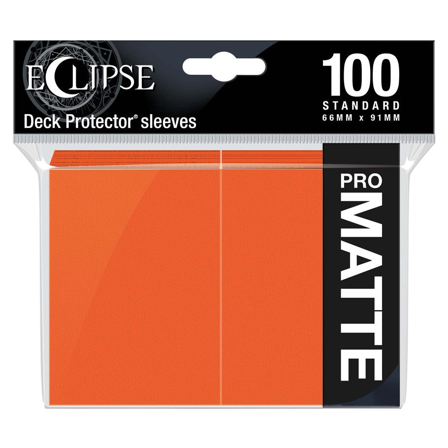 Pro-Matte Eclipse Pumpkin Orange Sleeves 100ct