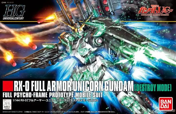 HGUC 1/144 #178 Full Armor Unicorn Gundam (Destroy Mode)