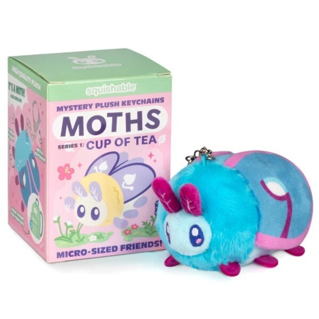 Squishable Moths Cup of Tea Mystery Plush Keychain