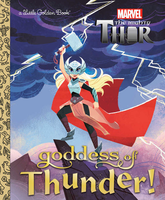 Marvel Thor Goddess of Thunder Little Golden Book