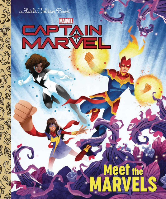 Captain Marvel Meet The Marvels Little Golden Book