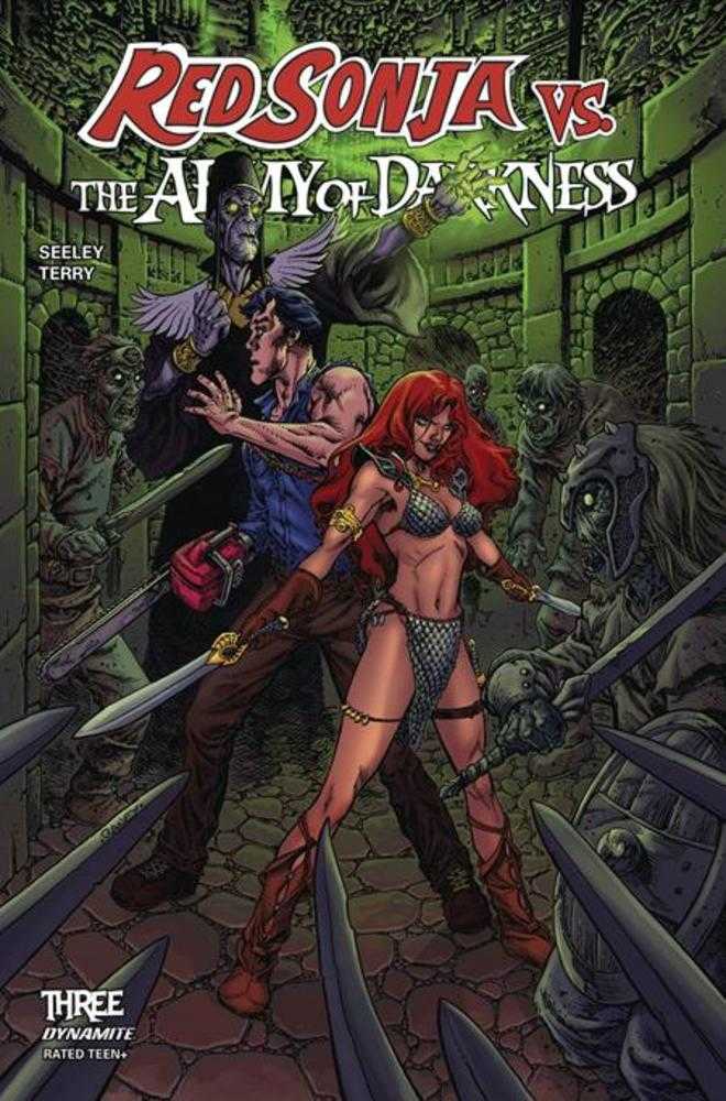 Red Sonja vs The Army Of Darkness #3 Cover C Tom Raney Variant