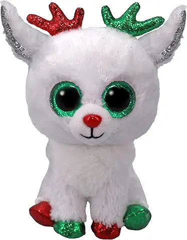 Snowdrop White Reindeer Beanie Boo