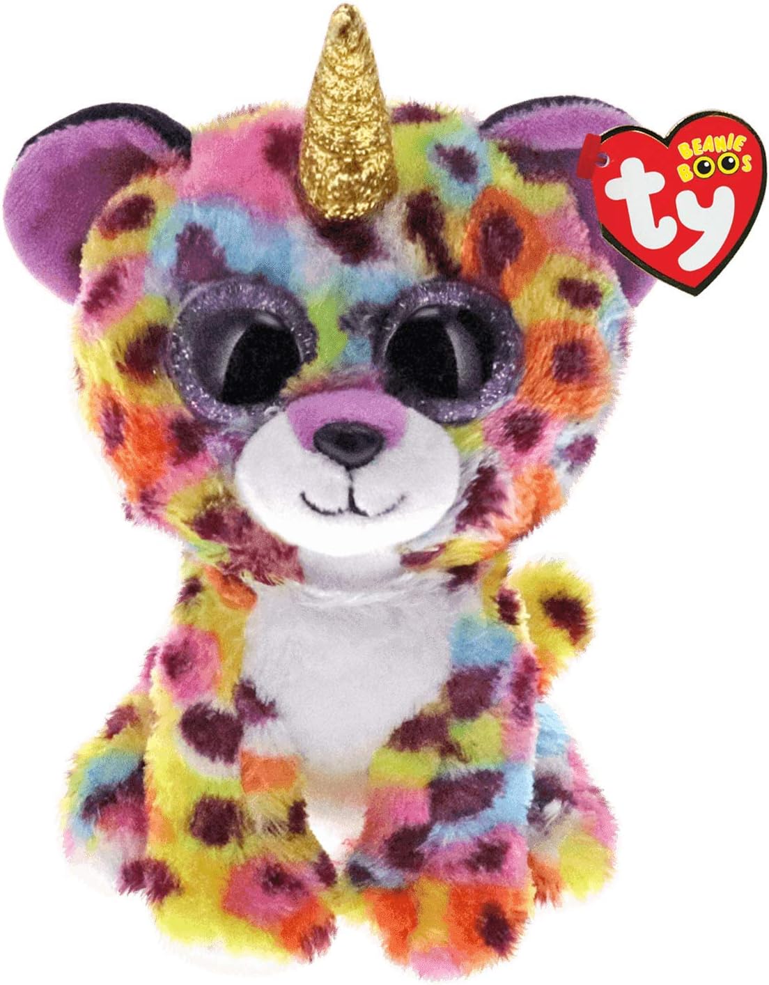 Ty Beanie Boos Giselle Leopard w/ Horn 6" Plush