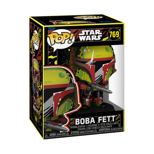 Pop Star Wars Book Of Boba Fett Boba Fett Retro Figure