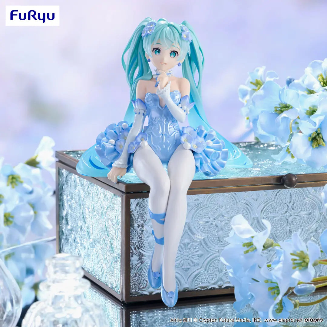 Hatsune Miku Flower Fairy Nemophila Pail Blue Colour Version Noodle Stopper
