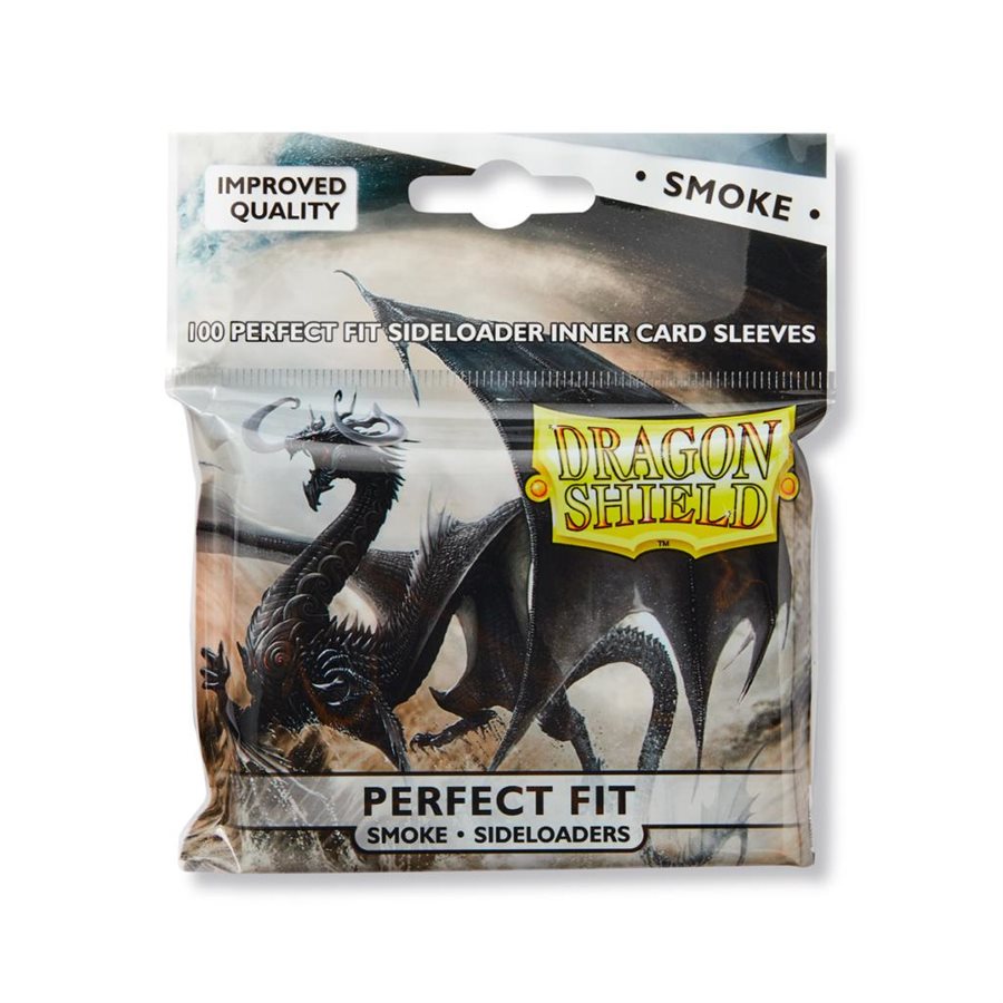 Dragon Shield Sleeves Perfect Fit Smoke Side-Load (100 ct)