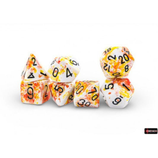 Brush Dice Sunrise 7pc Dice Set