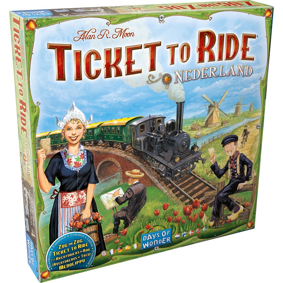 Ticket to Ride Map Nederland