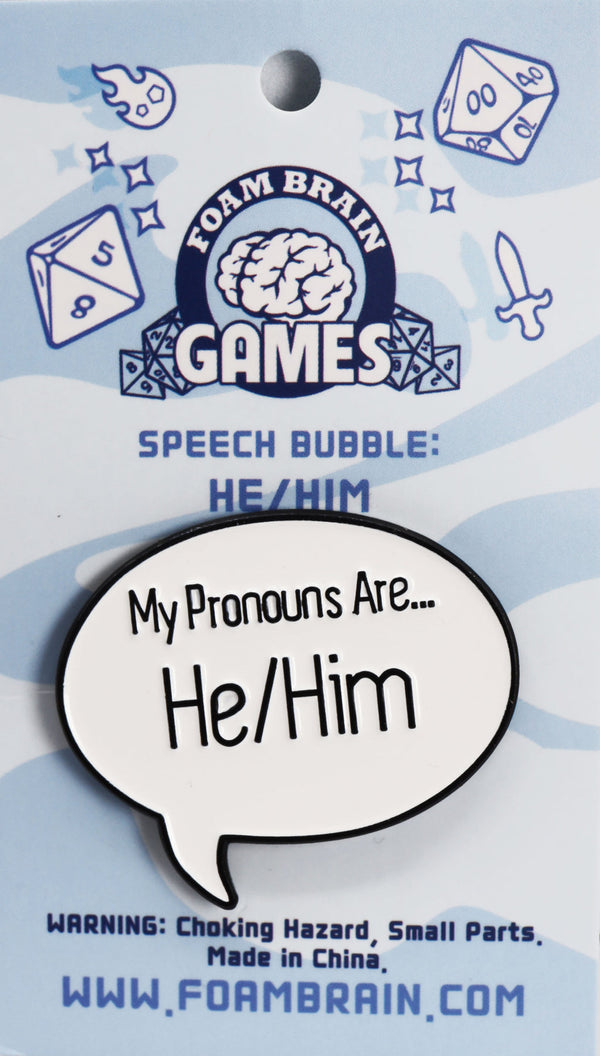 Pronoun Bubble Pin