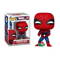 Pop Holiday Spider-man with Open Gift