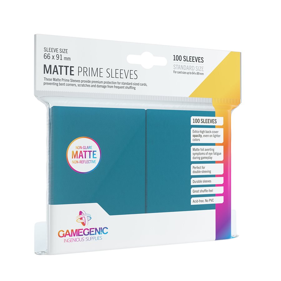 Gamegenic Matte Prime Blue Sleeves 100ct