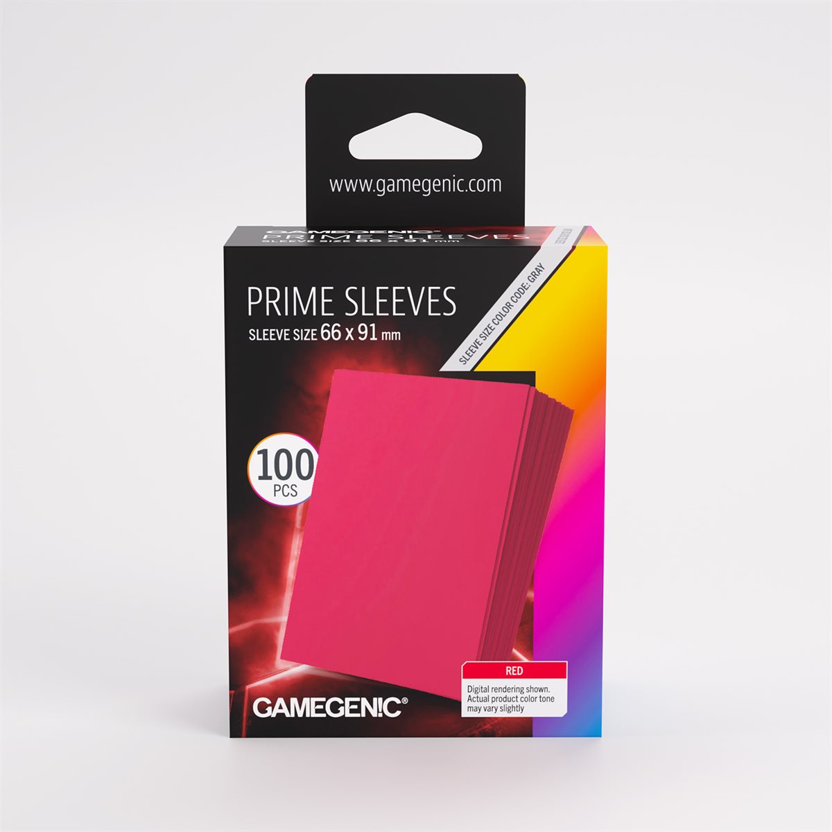 Gamegenic Prime Red Sleeves 100ct