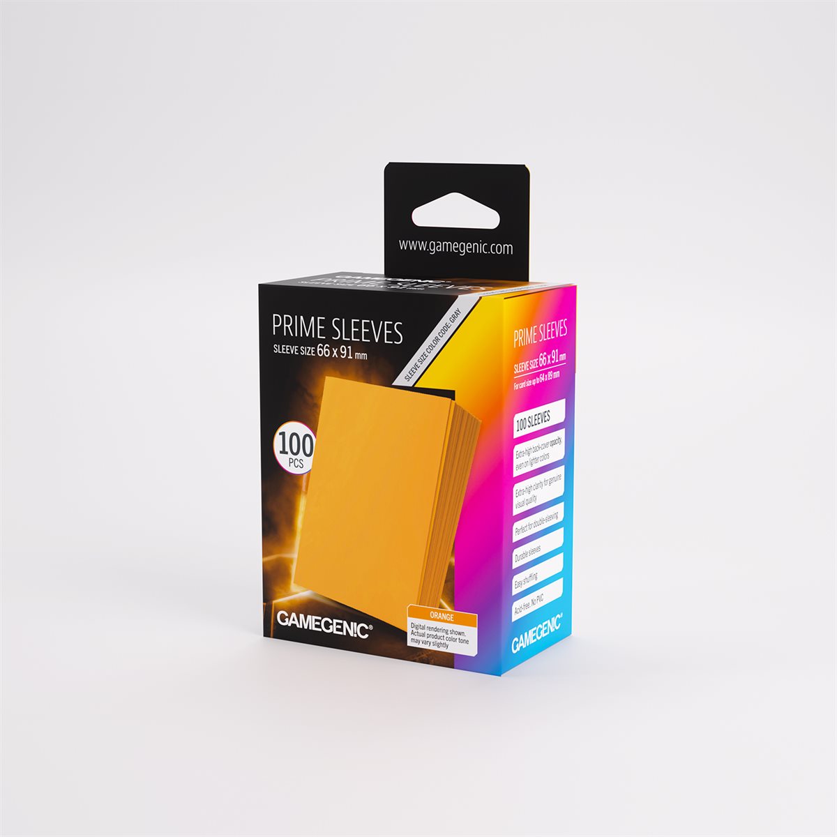 Gamegenic Prime Orange Sleeves 100ct