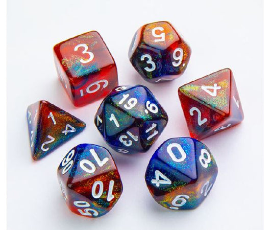Galaxy Series Mars 7pc Dice Set