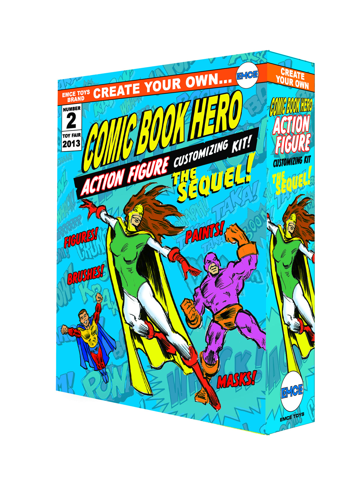 Create Your Own Comic Book Hero Sequel Action Figure Kit