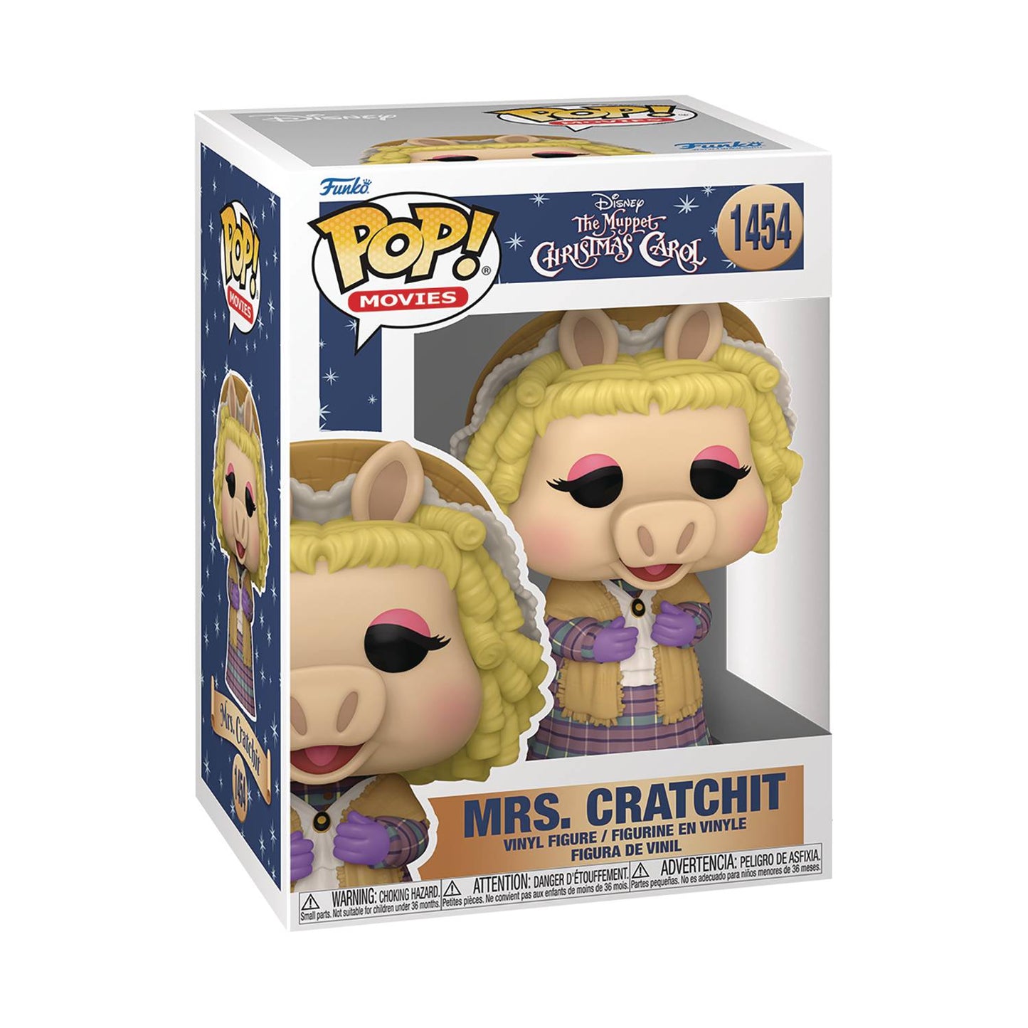 Pop Muppet Christmas Carol Miss Piggy as Mrs. Cratchit Vinyl Figure