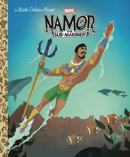 Little Golden Book Marvel Namor The Submariner