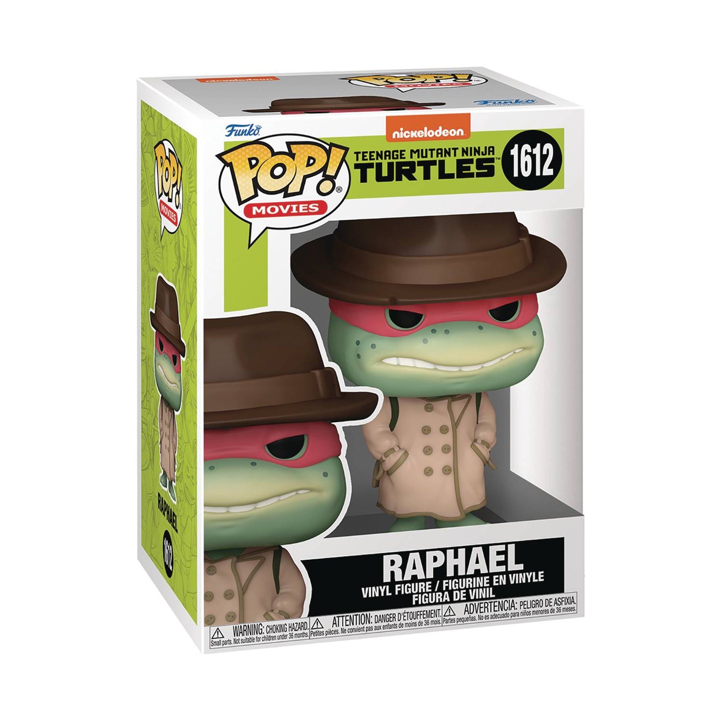 Pop Movies Teenage Mutant Ninja Turtles 1990 Raphael w/Coat Vinyl Figure