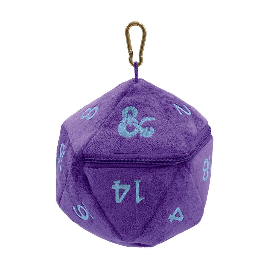 D&D D20 Plush Dice Bag Purple
