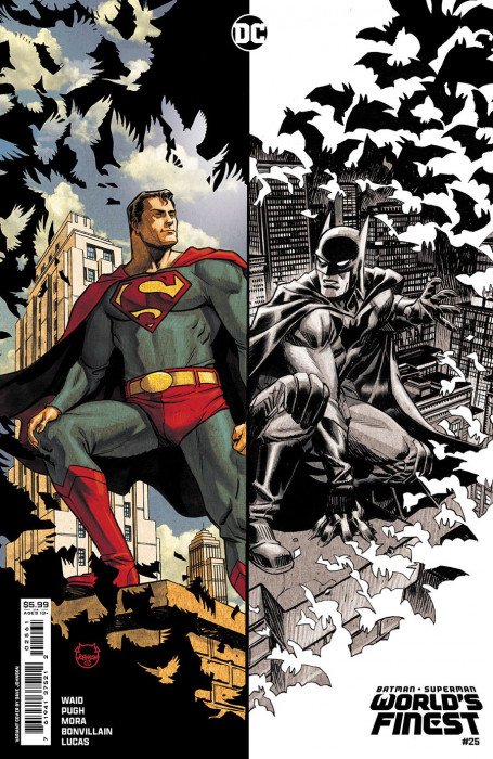 Batman Superman World's Finest #25 Dave Johnson Variant Cover