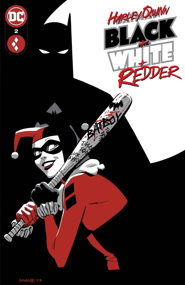 Harley Quinn Black + White + Redder #2