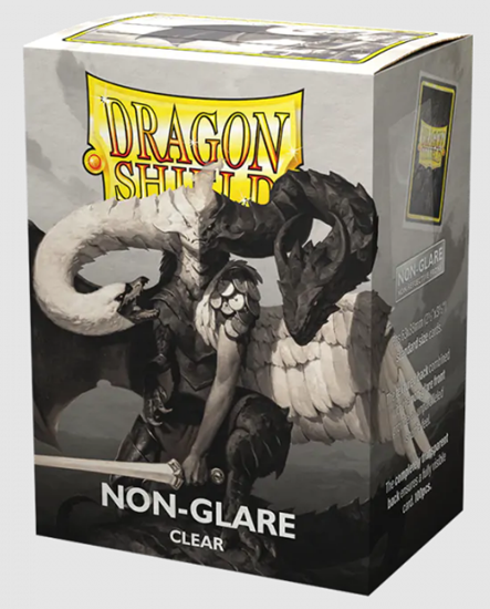 Dragon Shield Sleeves Matte Non-Glare Clear (100 ct)