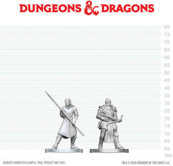 D&D Unpainted Town Guards (WV29)