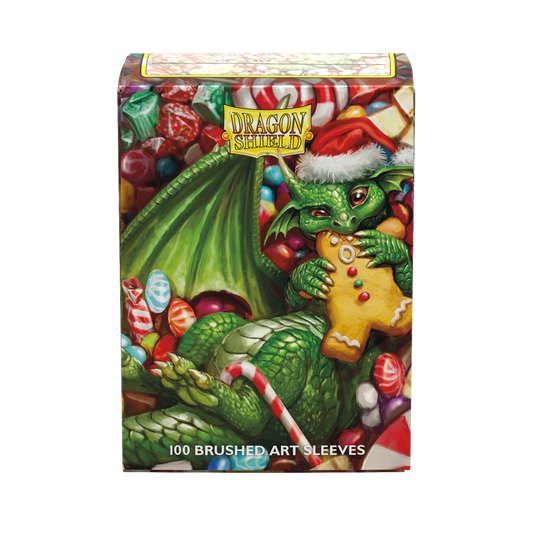 Dragon Shield Sleeves Brushed Art Christmas 2024