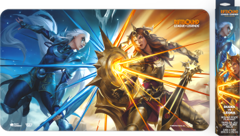 Riftbound Vendetta Diana Vs. Leona Playmat