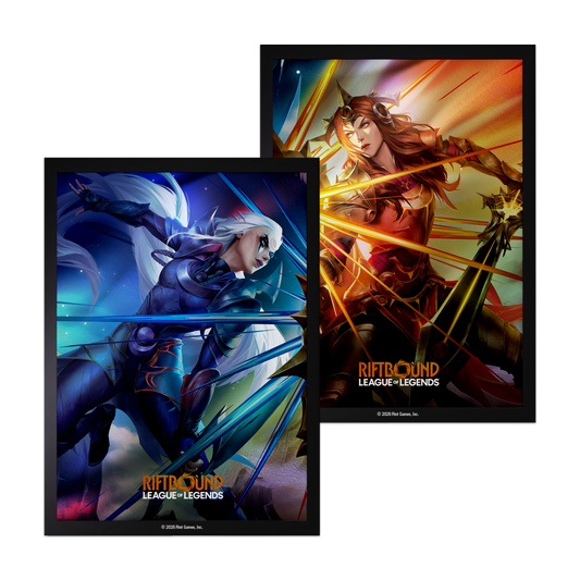 Riftbound Vendetta Art Sleeves Diana Vs. Leona 100ct