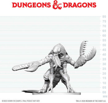 D&D Unpainted Chuul (WV29)