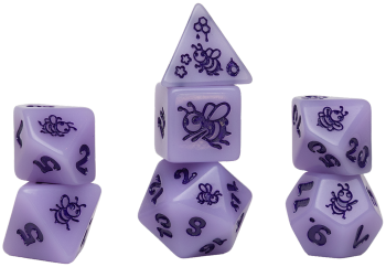Royal Nectar 7pc Dice Set