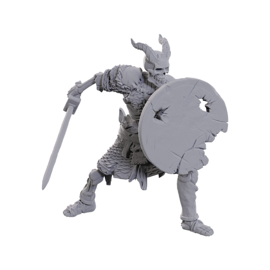 D&D Unpainted Tiefling Skeleton WV23