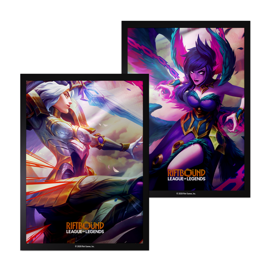 Riftbound Vendetta Art Sleeves Kayle Vs. Morgana 100ct
