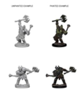 Pathfinder Premium Half-Orc Male Barbarian