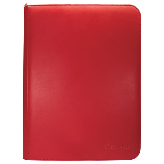 Ultra Pro Vivid Red Zip 9pkt Binder
