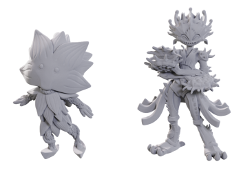 Pathfinder Unpainted Lotus Leshy and Flytrap Leshy (WV25)