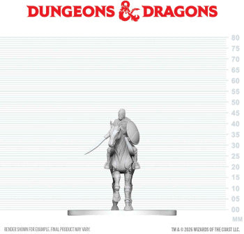 D&D Unpainted Nimblewright Steed with Rider (WV29)