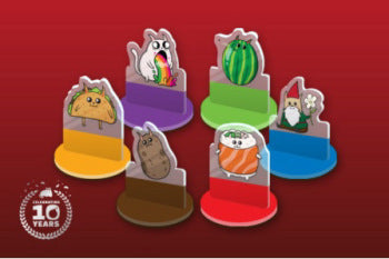 Exploding Kittens Board Game Acrylic Meeples