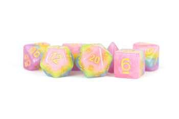 Pastel Fairy 7pc Resin Dice Set