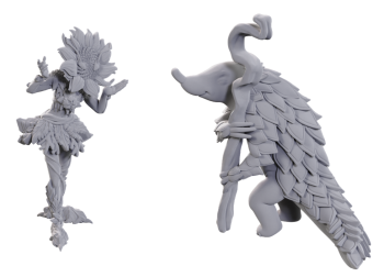 Pathfinder Unpainted Sunflower Leshy and Fruit Leshy (WV25)