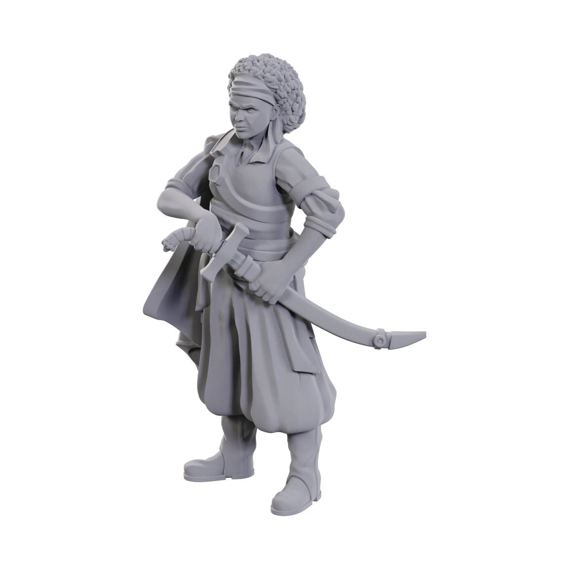 D&D Unpainted Ansalon Human Rogue