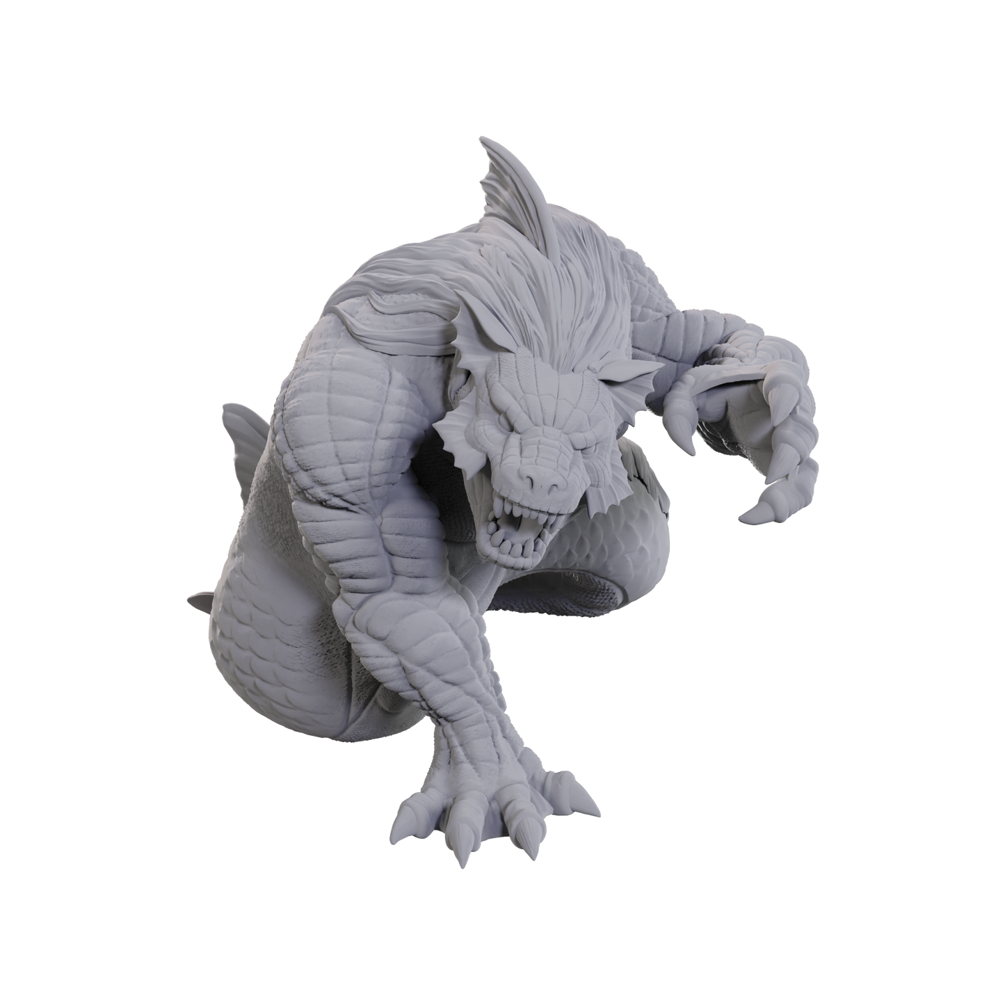 D&D Unpainted Sea Lion WV23